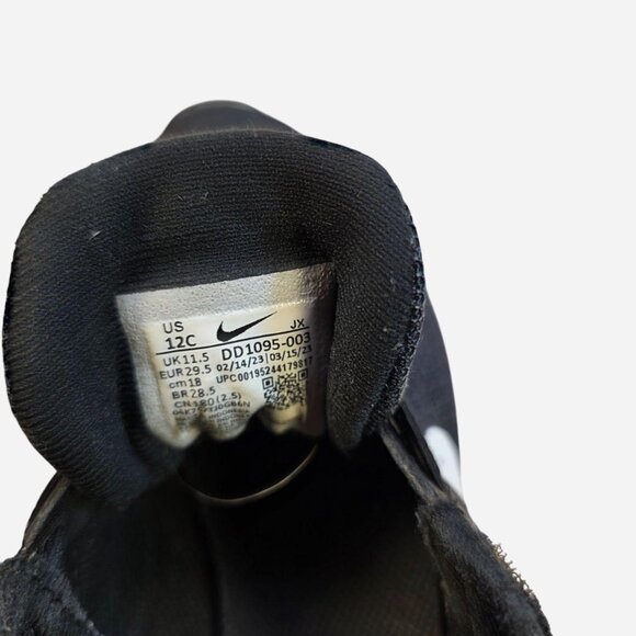 Nike Shoes Revolution 6 Running Sneakers Black Athletic Low size 12C - Picture 5 of 5